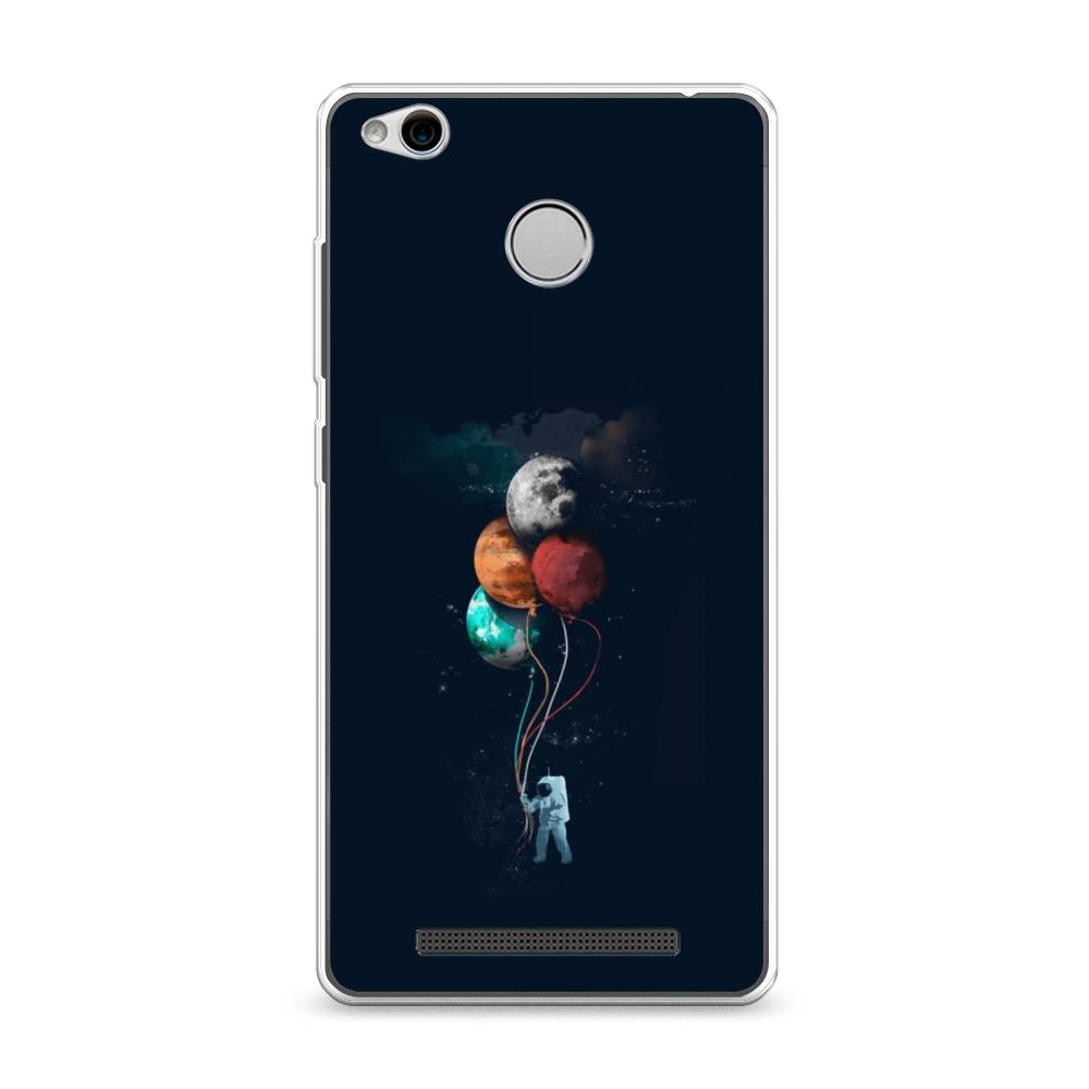 

Чехол на Xiaomi Redmi 3 Pro (3S) "Космонавт с шариками", Разноцветный, 30950-4