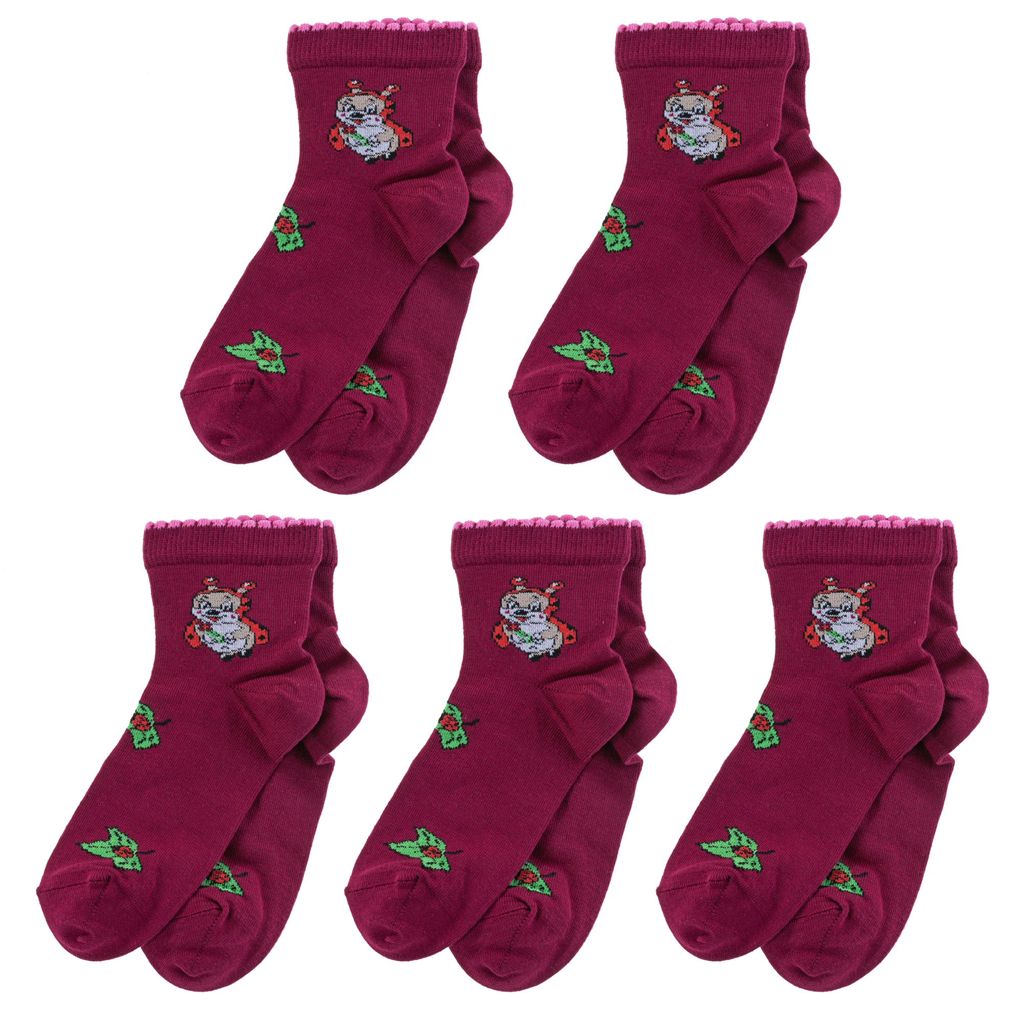 

Носки детские LorenzLine 5-Л76, бордовый, 14-16, 5-Л76