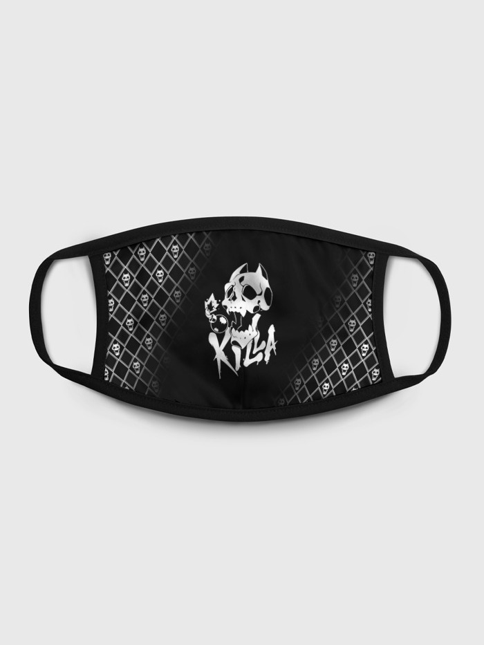 

Многоразовая маска унисекс Burnettie Killer Queen Белая На Черной Полосе, Разноцветный, Killer Queen Белая На Черной Полосе