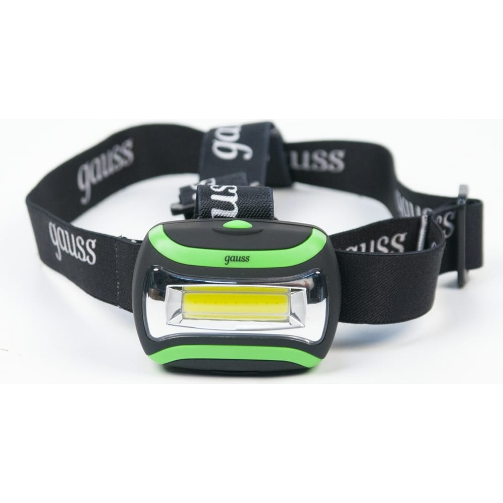 

Налобный фонарь Gauss модель GFL307 3W 180lm 3xААА LED 1/12/72 GF307, Черный
