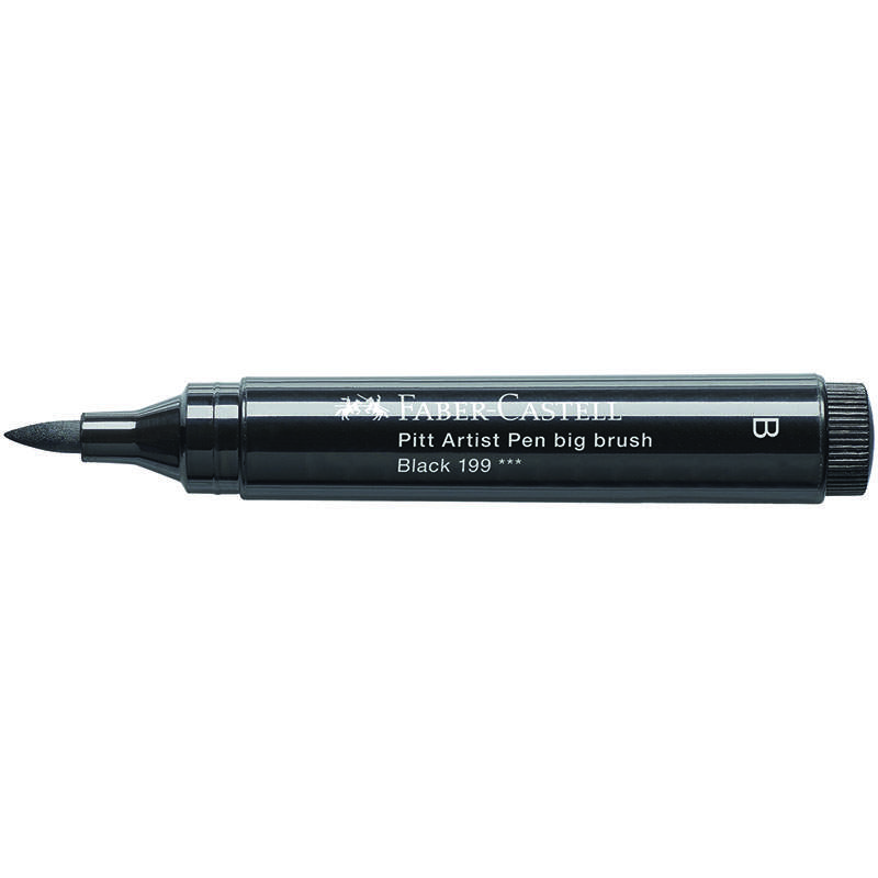 

Ручка капиллярная Faber-Castell "Pitt Artist Pen Big Brush" 326572, 3мм, 3 штуки