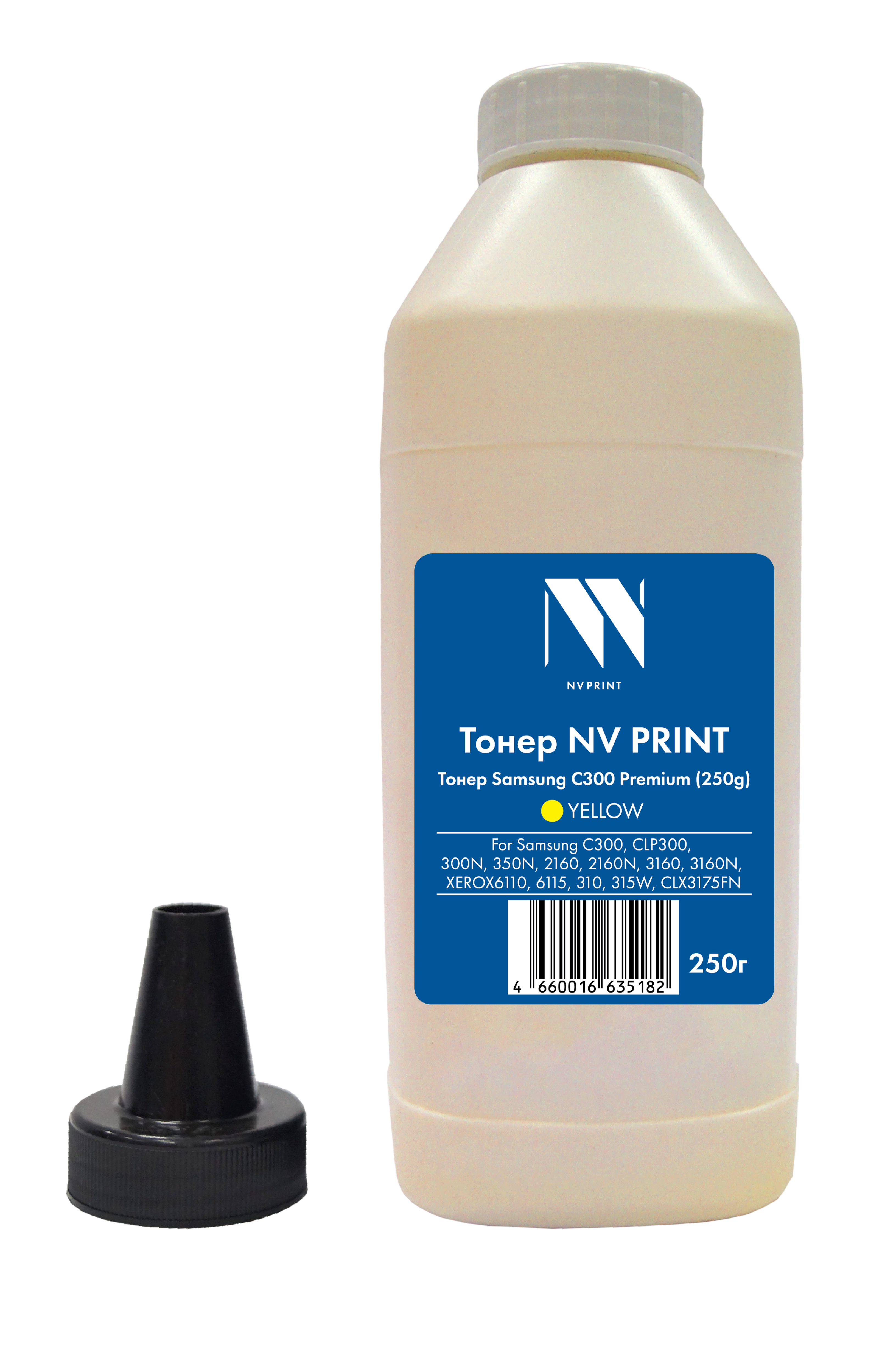 

Тонер для лазерного принтера NV Print NV-C300-PR-250GY желтый, совместимый, NV-C300-PR-250GY