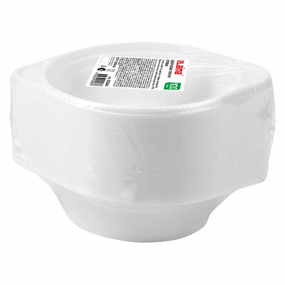 Одноразовые тарелки суповые Laima комплект 0,5 л, 100 шт х 5 упаковок