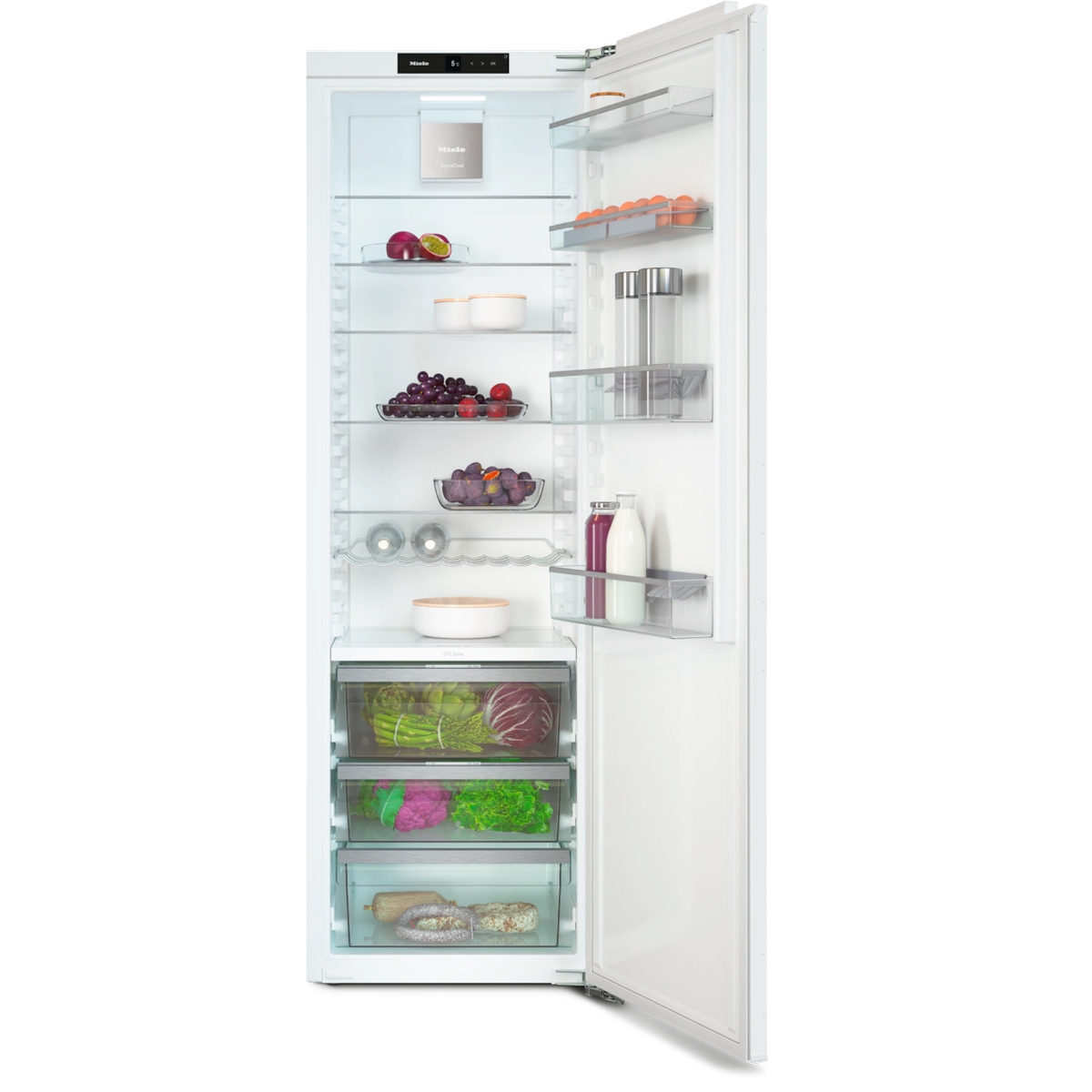 Встраиваемый холодильник Miele K 7743 E белый встраиваемый холодильник miele k 7743 e белый