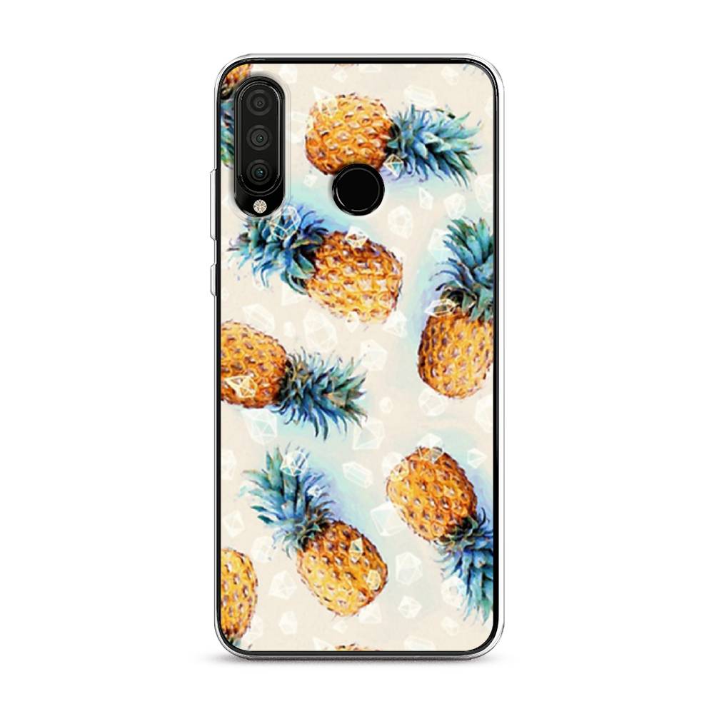 

Чехол Awog на Honor 20 Lite 2020 "Ананасы", Бежевый, 611250-3