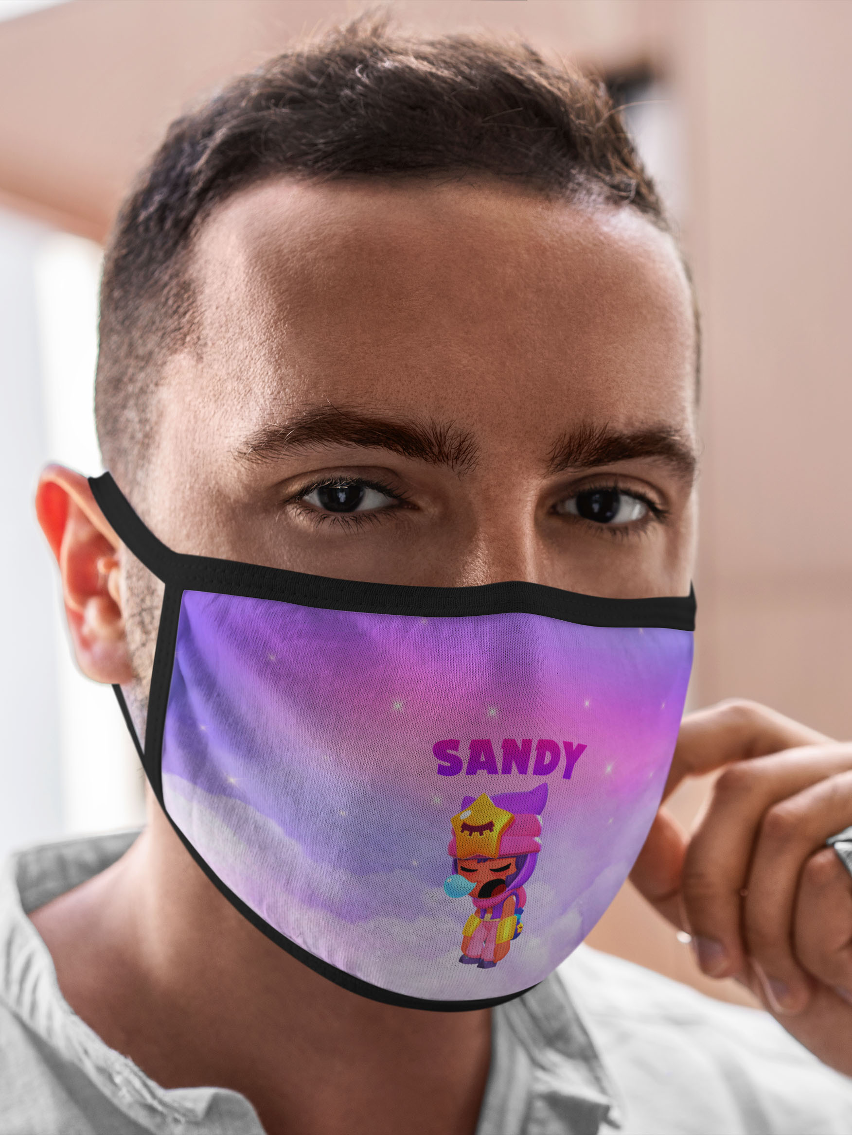 

Многоразовая маска унисекс Burnettie Brawl Stars Sandy, Разноцветный, Brawl Stars Sandy
