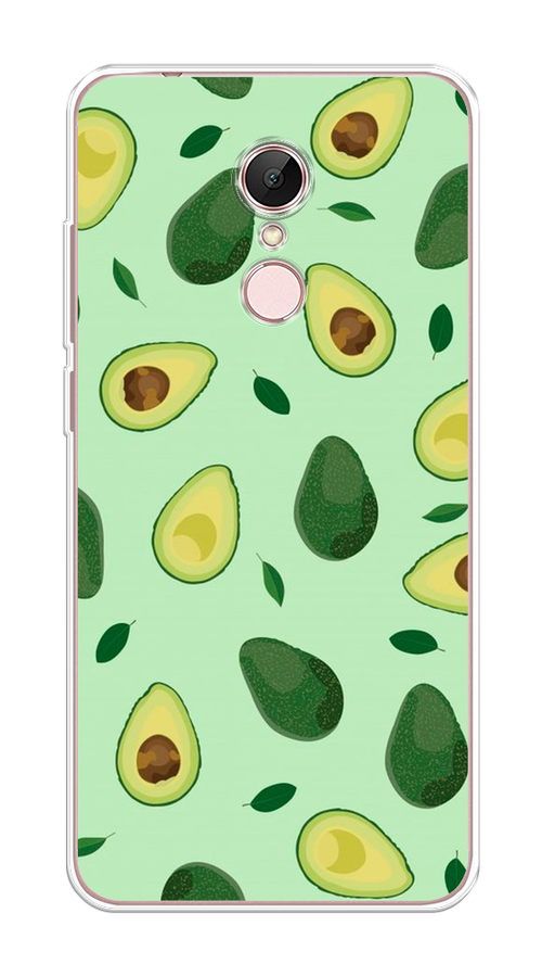 

Чехол на Xiaomi Redmi 5 "Blue avocado", Коричневый;зеленый, 33050-1