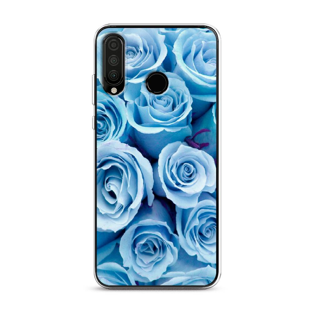 

Чехол Awog на Honor 20 Lite 2020 "Лазурные розы", Голубой, 611250-8