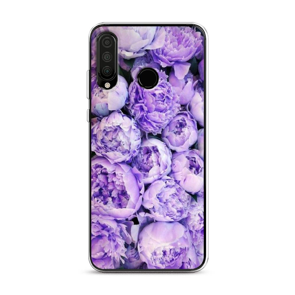 

Чехол Awog на Honor 20 Lite 2020 "Пионы сиреневые", Фиолетовый;голубой, 611250-8