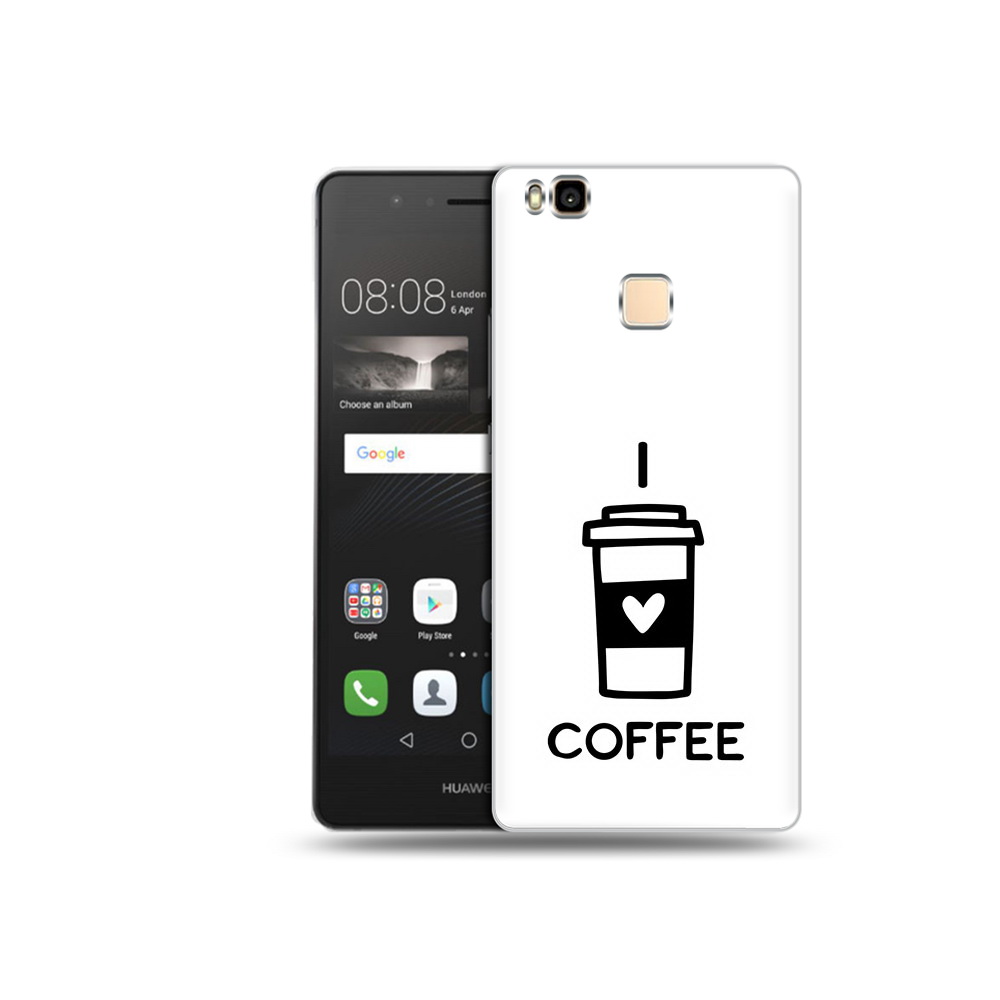 

Чехол MyPads Tocco для Huawei P9 Lite Я люблю кофе (PT74547.57.206), Прозрачный, Tocco
