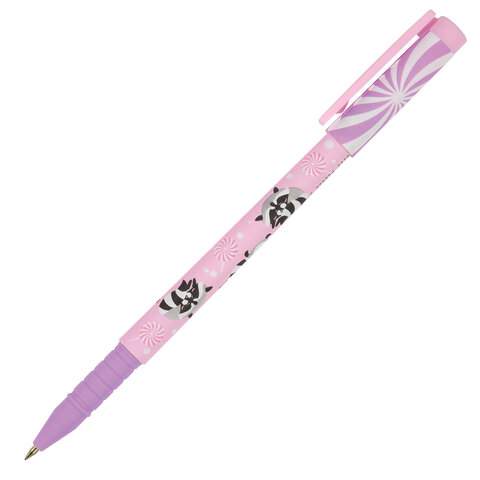 

Ручка шариковая BrunoVisconti "Lolipop.Енотики" 143846, синяя, 0.5 мм, 24 штуки