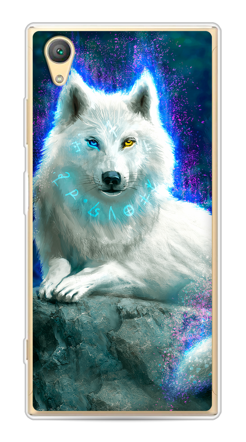 

Чехол Awog на Sony Xperia XA1 plus "Белоснежный волк", Белый;зеленый;фиолетовый, 53050-1