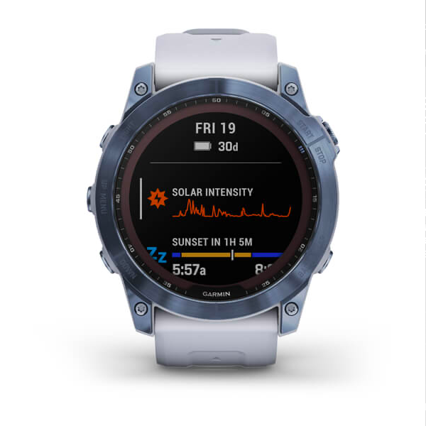 Спортивные титановые наручные часы Garmin Fenix 7X 010-02541-15