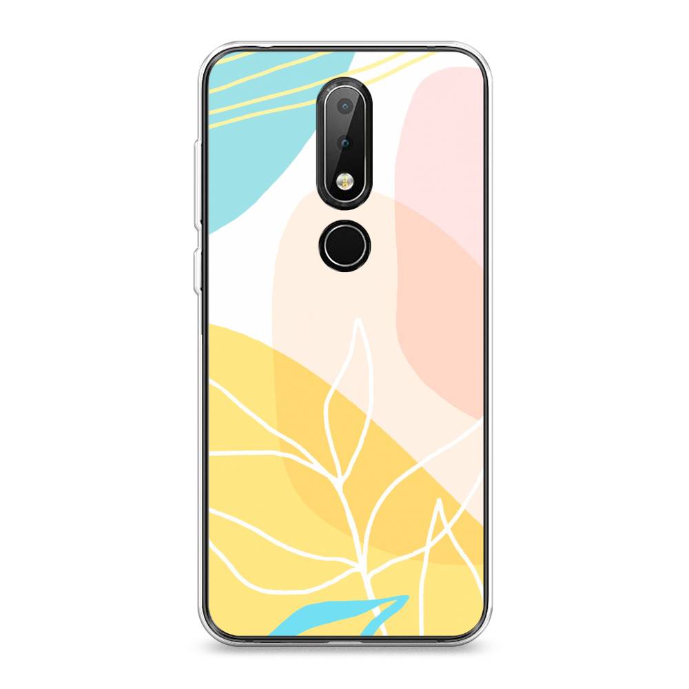 

Чехол Awog на Nokia X6 2018 / Нокиа X6 2018 "Летнее настроение", Желтый;голубой;розовый, 121450-10