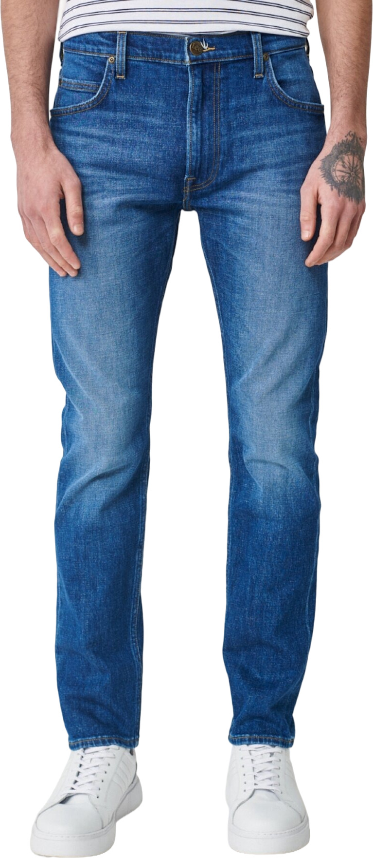 

Джинсы мужские Lee RIDER WORN IN синие 30/34, Синий, RIDER WORN IN
