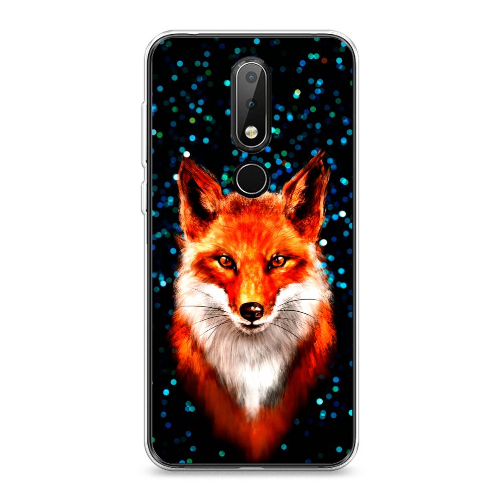 

Чехол Awog на Nokia X6 2018 / Нокиа X6 2018 "Волшебная лиса", Оранжевый;черный;белый, 121450-1