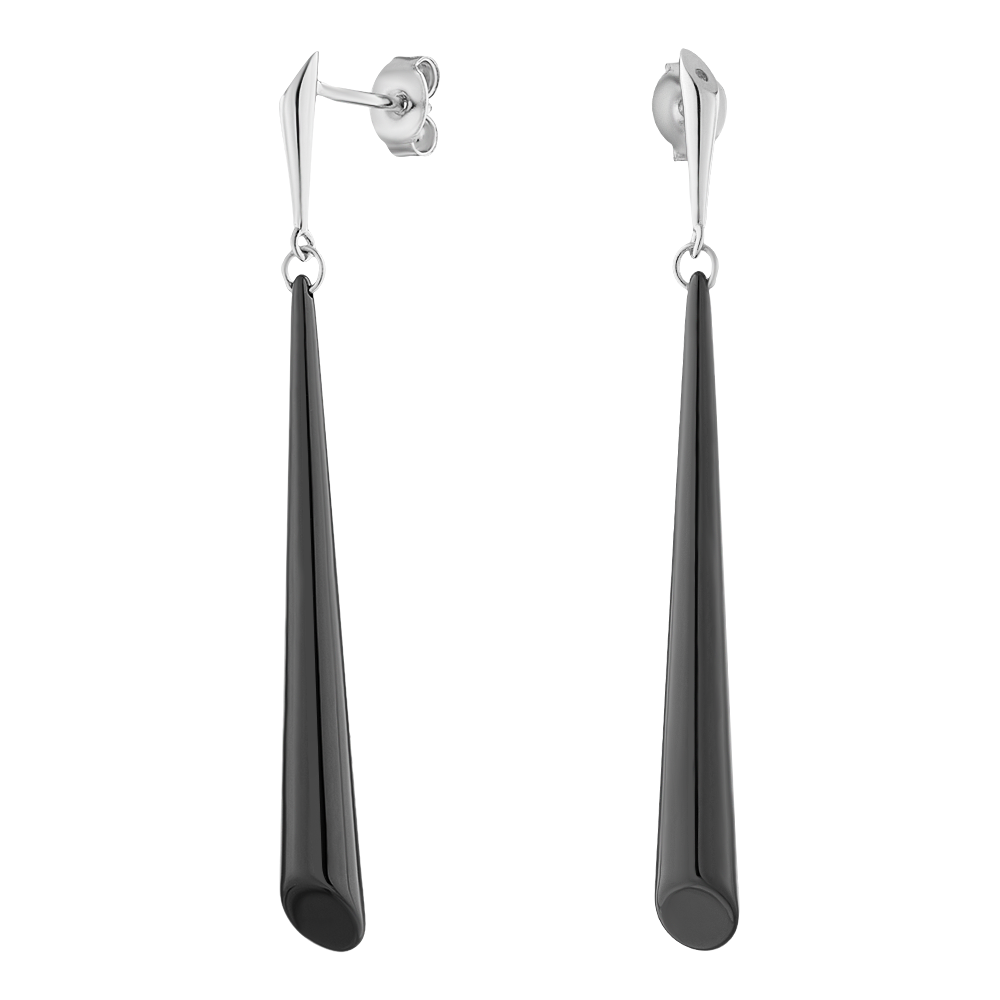 

Серьги из серебра с керамикой ЮВЕЛИР КАРАТ TC-E01925-B-W-X-X-X, TC-E01925-B-W-X-X-X