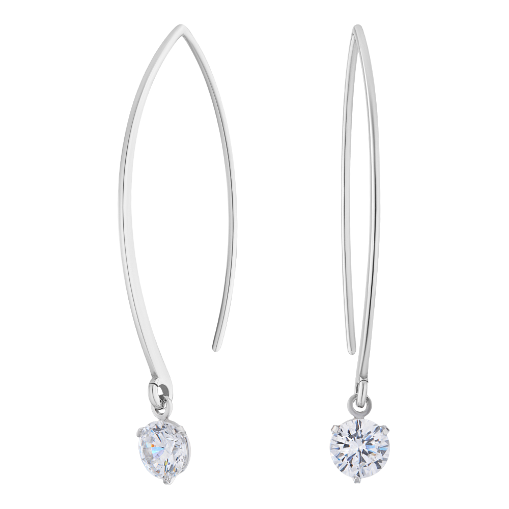

Серьги из серебра с фианитом ЮВЕЛИР КАРАТ 2128871/92, 2128871/92