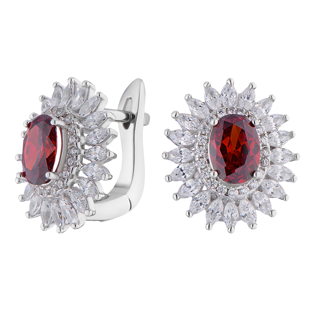 

Серьги из серебра с фианитом ЮВЕЛИР КАРАТ AAE203921, AAE203921