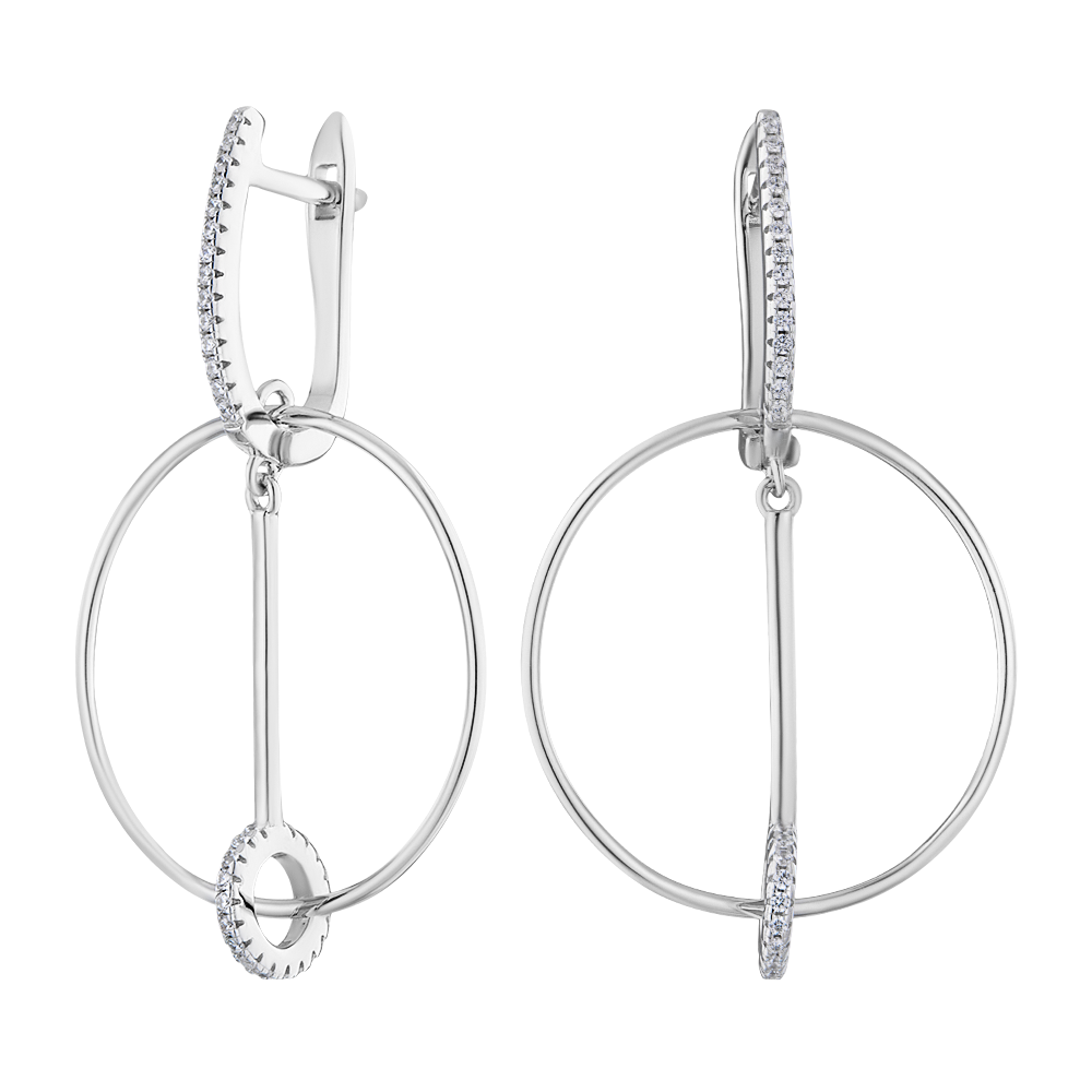 

Серьги из серебра с фианитом ЮВЕЛИР КАРАТ CZ-E01691-X-W-X-X-W, CZ-E01691-X-W-X-X-W