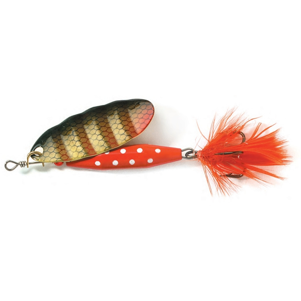 

Блесна рыболовная вращающаяся Abu Garcia Reflex Red 18г YP, Красный;золотистый;черный