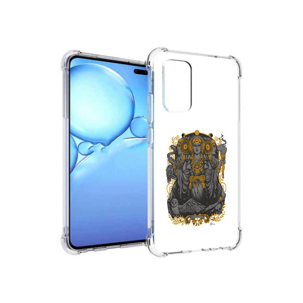 

Чехол MyPads Tocco для Vivo V19 божество с золотыми элементами (PT147328.392.241), Прозрачный, Tocco