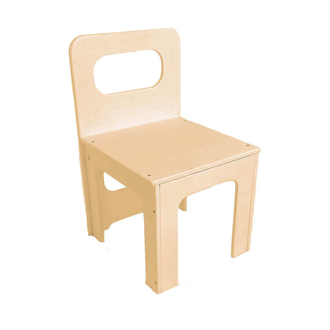 фото Детский стульчик посиделкин стул, кремовый