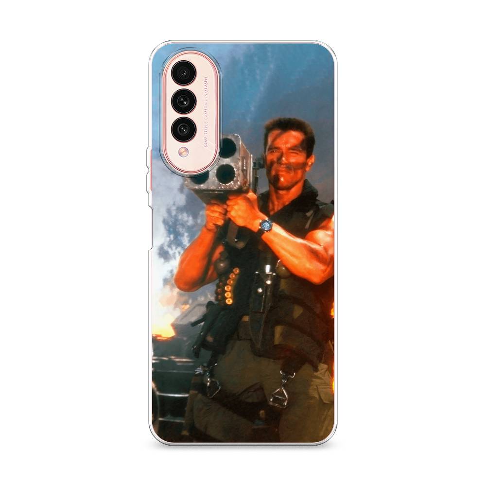 

Чехол на Wiko T50 "Арнольд Шварцнеггер с базукой", Голубой;коричневый, 3400350-6