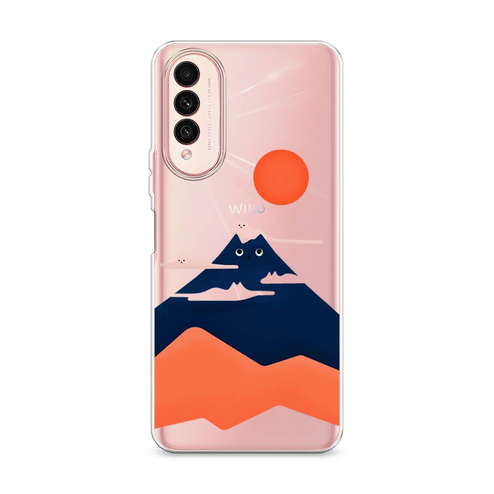 

Чехол на Wiko T50 "Кот-гора", Черный;оранжевый, 3400350-4