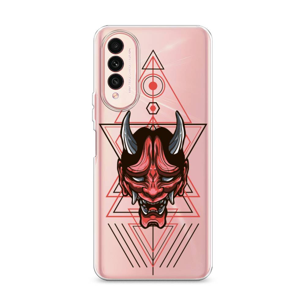 

Чехол на Wiko T50 "Hanya Oni mask", Серый;красный;черный, 3400350-4