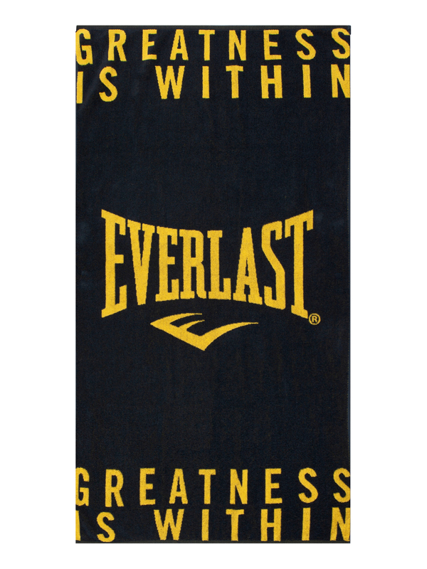 фото Спортивное полотенце everlast giw серый/желтый