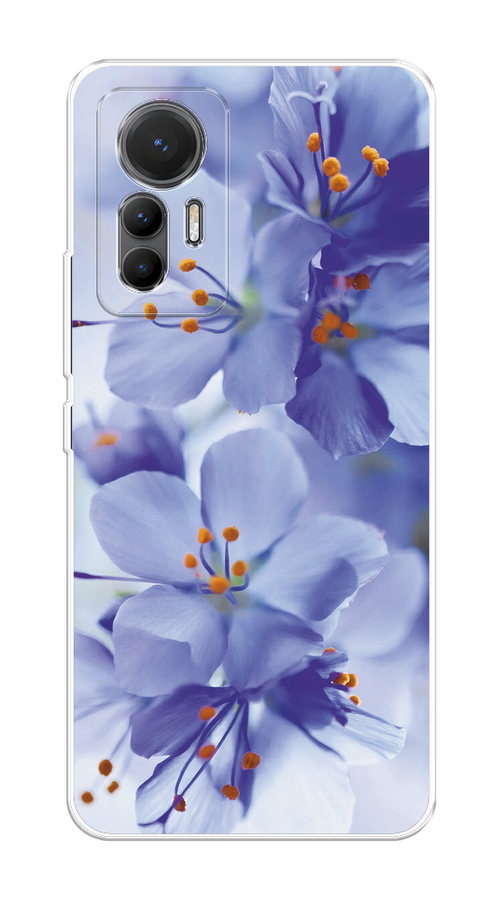 

Чехол на Xiaomi 12 Lite "Фиолетовые цветки", Фиолетовый;синий, 315050-1