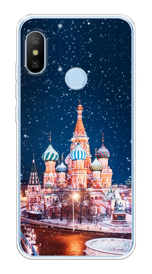 

Чехол на Xiaomi Redmi 6 Pro/6 Plus/Mi A2 Lite "Москва 1", Коричневый;синий;белый, 33950-1