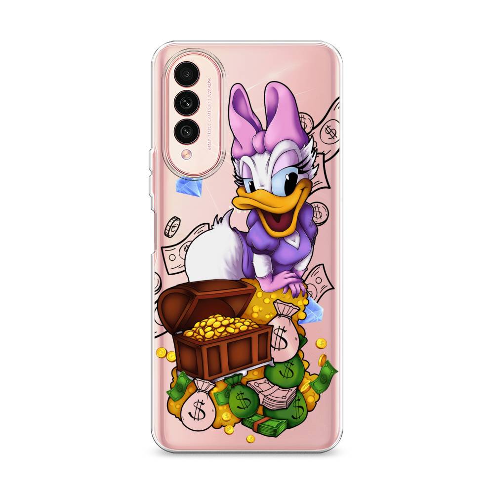 

Чехол на Wiko T50 "Rich Daisy Duck", Коричневый;белый;фиолетовый, 3400350-6