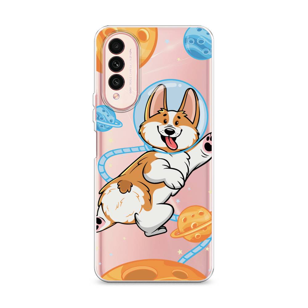 

Чехол на Wiko T50 "Корги-космонавт", Голубой;бежевый;белый, 3400350-1