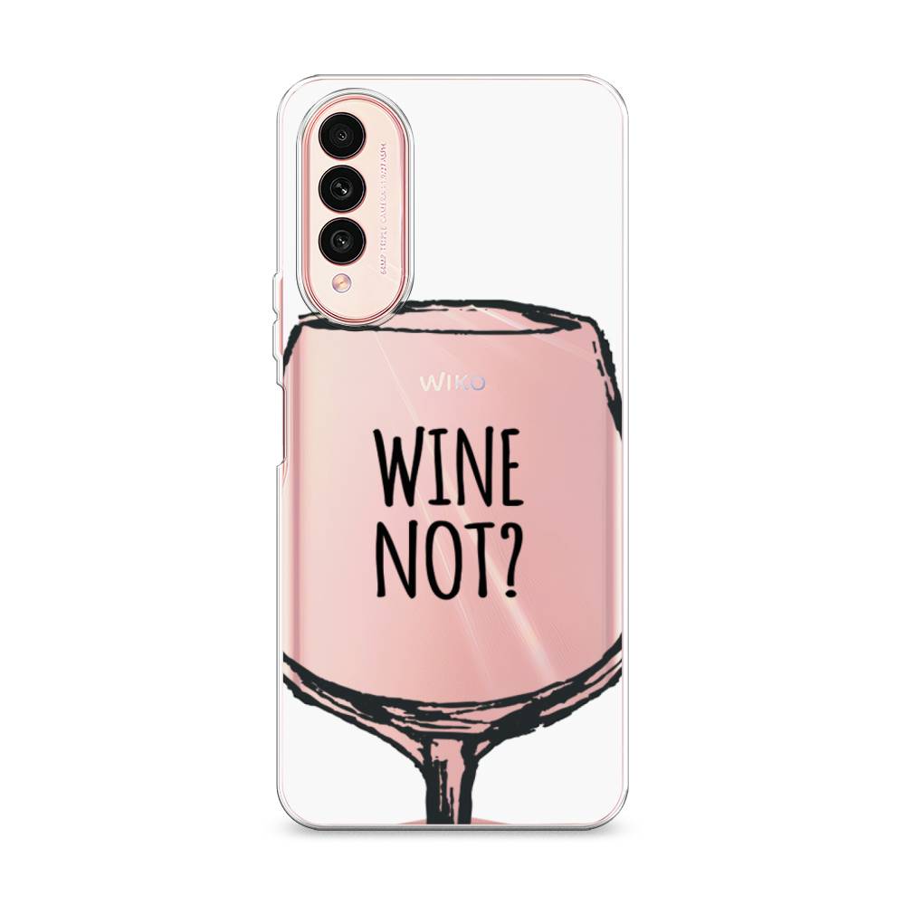 

Чехол на Wiko T50 "Wine not white", Белый, 3400350-6