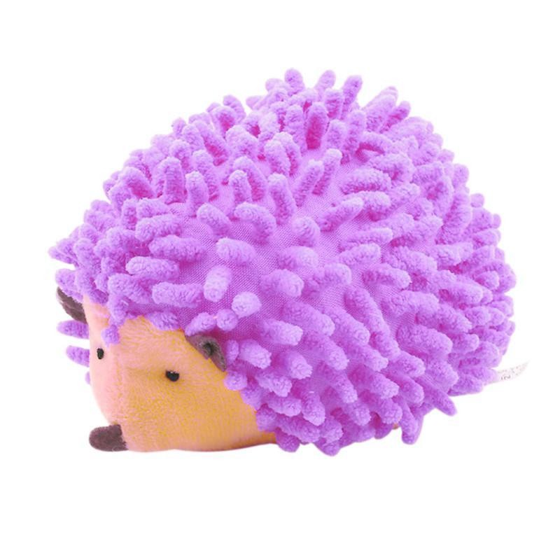 фото Игрушка мягкая ganley the hedgehog screen cleaner ежик фиолетовый 6,5 см gund