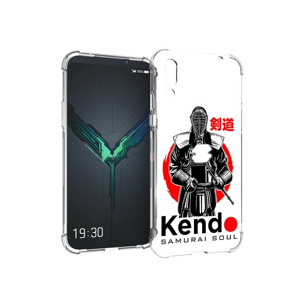 

Чехол MyPads Tocco для Xiaomi Black Shark 2 рисованый самурай (PT144492.263.581), Прозрачный, Tocco