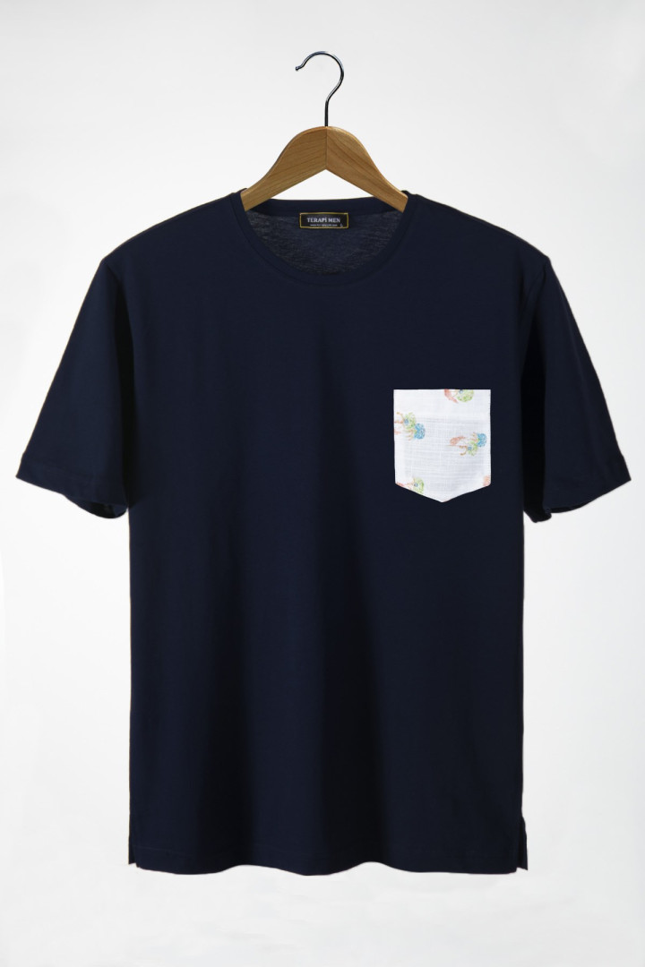 

Футболка мужская Terapi Men 26127 синяя 2XL (доставка из-за рубежа), 26127