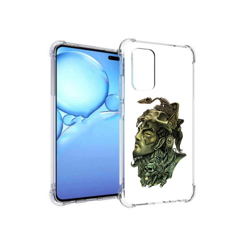 

Чехол MyPads Tocco для Vivo V19 бронзовый воин (PT147328.392.248), Прозрачный, Tocco