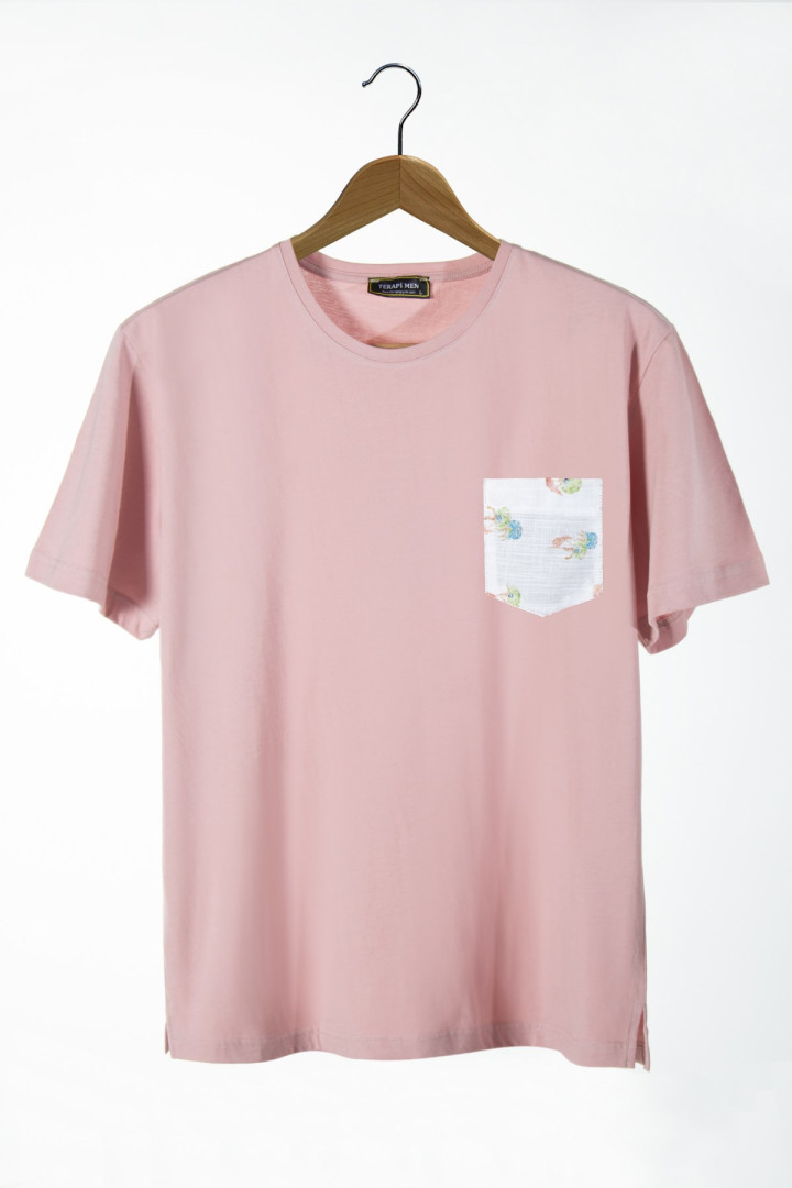 

Футболка мужская Terapi Men 26129 розовая 2XL (доставка из-за рубежа), Розовый, 26129