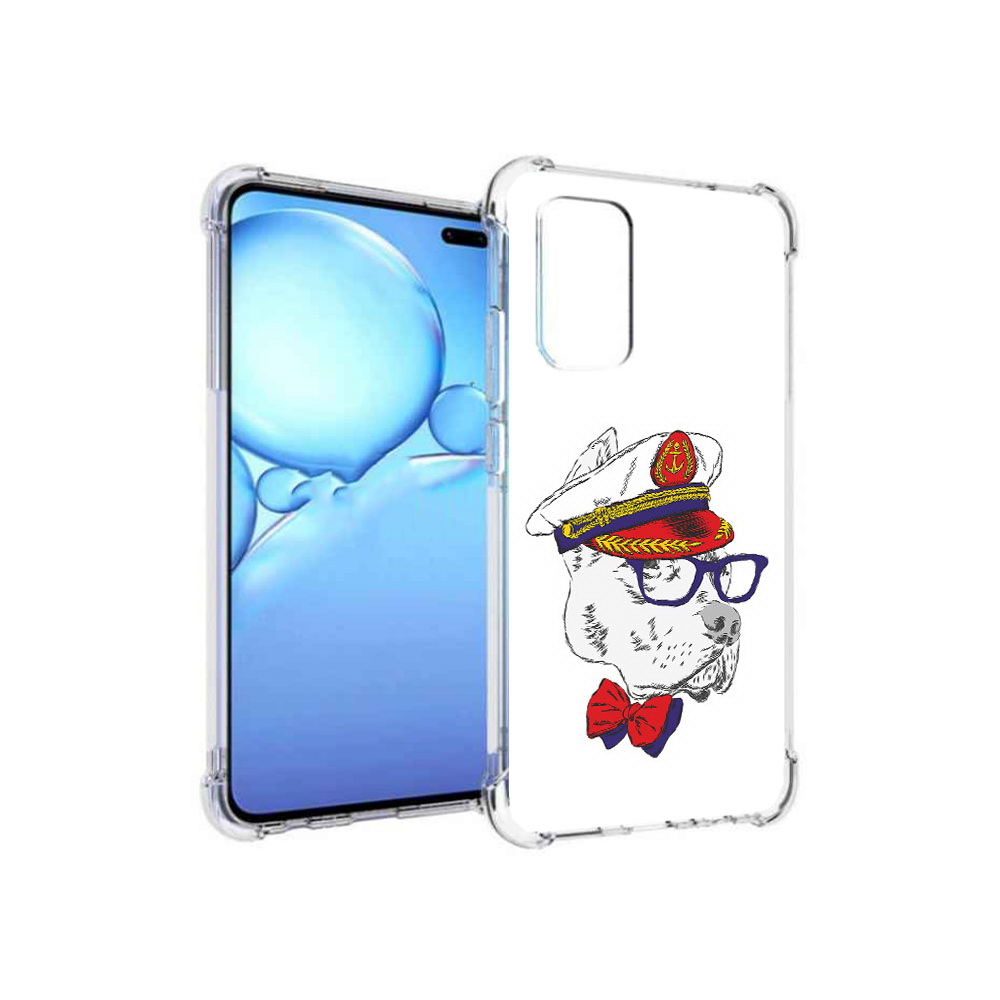 

Чехол MyPads Tocco для Vivo V19 бульдог (PT147328.392.251), Прозрачный, Tocco