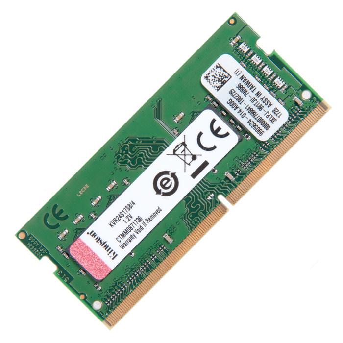 

Оперативная память Kingston KVR24S17S8/4 (558102_3) DDR4 1x4Gb 2400MHz, KVR24S17S8/4