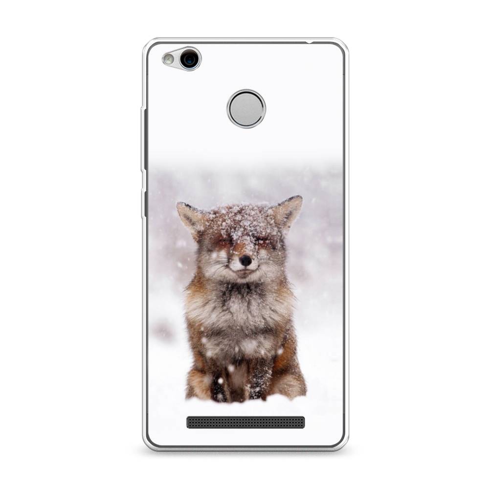 

Чехол для Xiaomi Redmi 3 Pro (3S) "Зимняя лиса", Белый;серый;коричневый, 30950-1
