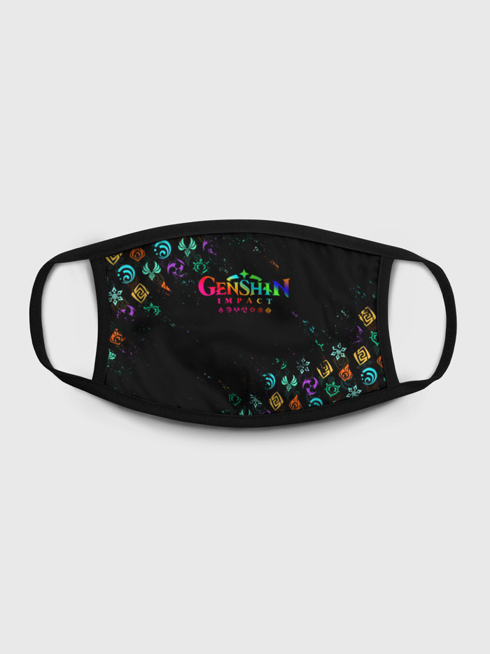 

Многоразовая маска унисекс Burnettie Neon Logo Rainbow Style, Эмблемы, Разноцветный, Neon Logo Rainbow Style, Эмблемы