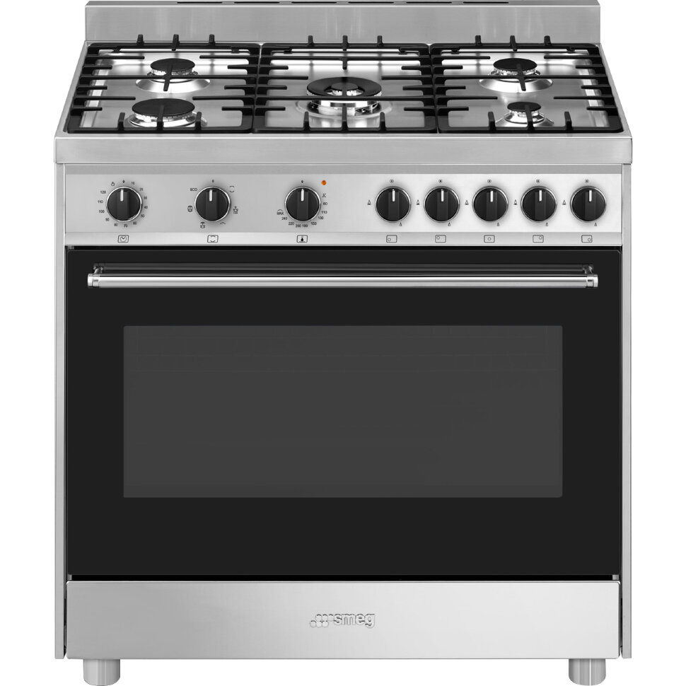 

Комбинированный варочный центр Smeg B901GMXI9 серый, B901GMXI9