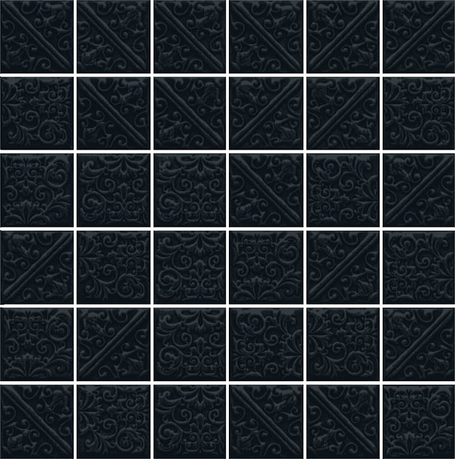

Плитка Kerama Marazzi 21025 Ла-Виллет черный 30.1х30.1х6.9 0.63 м2, Ла-виллет