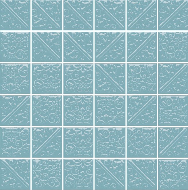 

Плитка Kerama Marazzi 21030 Ла-Виллет бирюзовый темный 30.1х30.1х6.9 0.63 м2, Ла-виллет