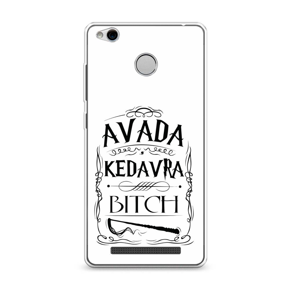

Чехол на Xiaomi Redmi 3 Pro (3S) "Avada kedavra bitch", Белый;серый;черный, 30950-6
