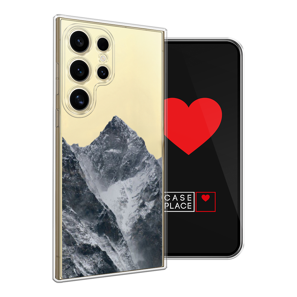 

Чехол на Samsung Galaxy S24 Ultra "Горы арт 4", Серый;бежевый, 2109250-1